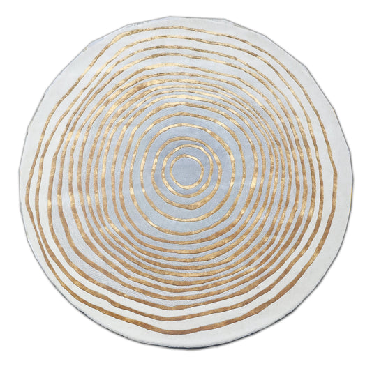 Beluga Tufted Design 50 Round Area Rug