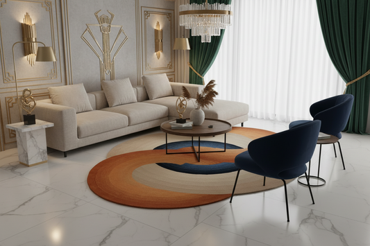 Hand-Tufted 100% Wool Area Rug | Beluga Design 42