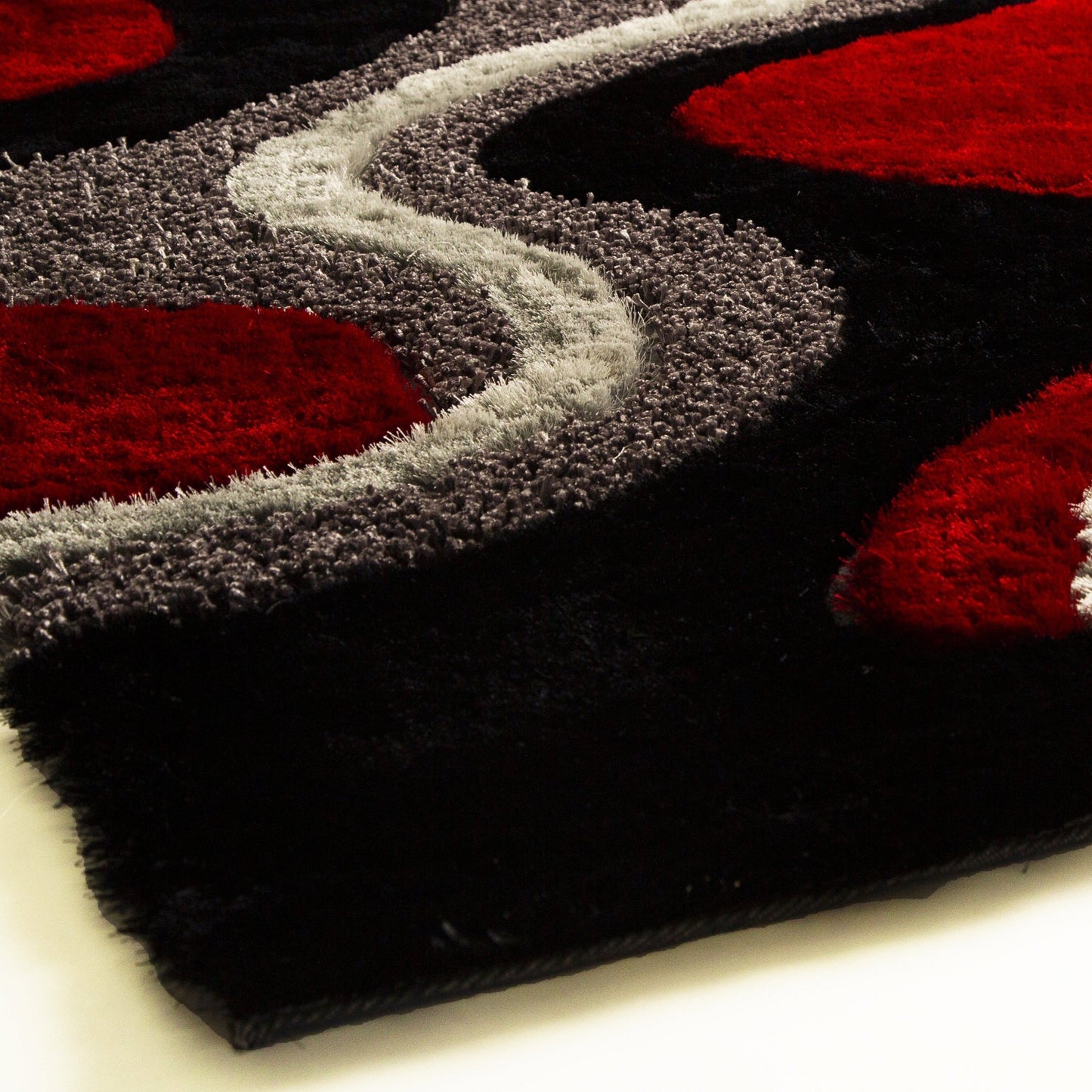 Luxury Shag Viscose Shiny Design Plush Area Rug/ Carpet