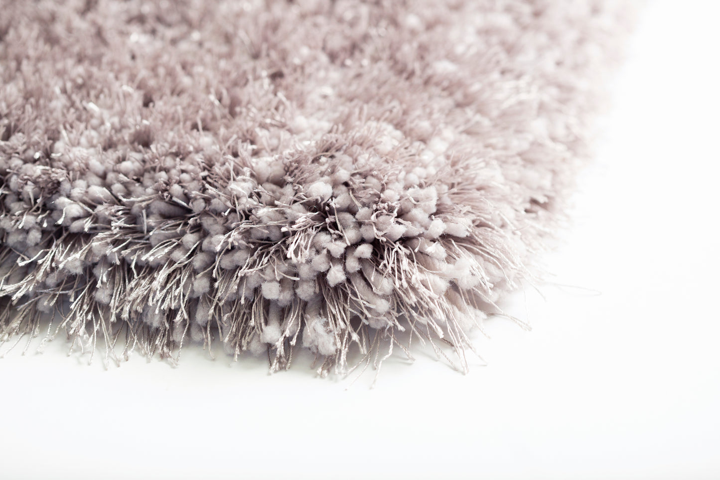 Plush Fluffy Soft Shinny Multi Textural Silver Shag Area Rug/Carpet