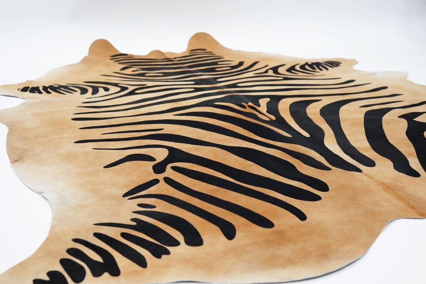 Real Brazilian Zebra Printed Cowhide