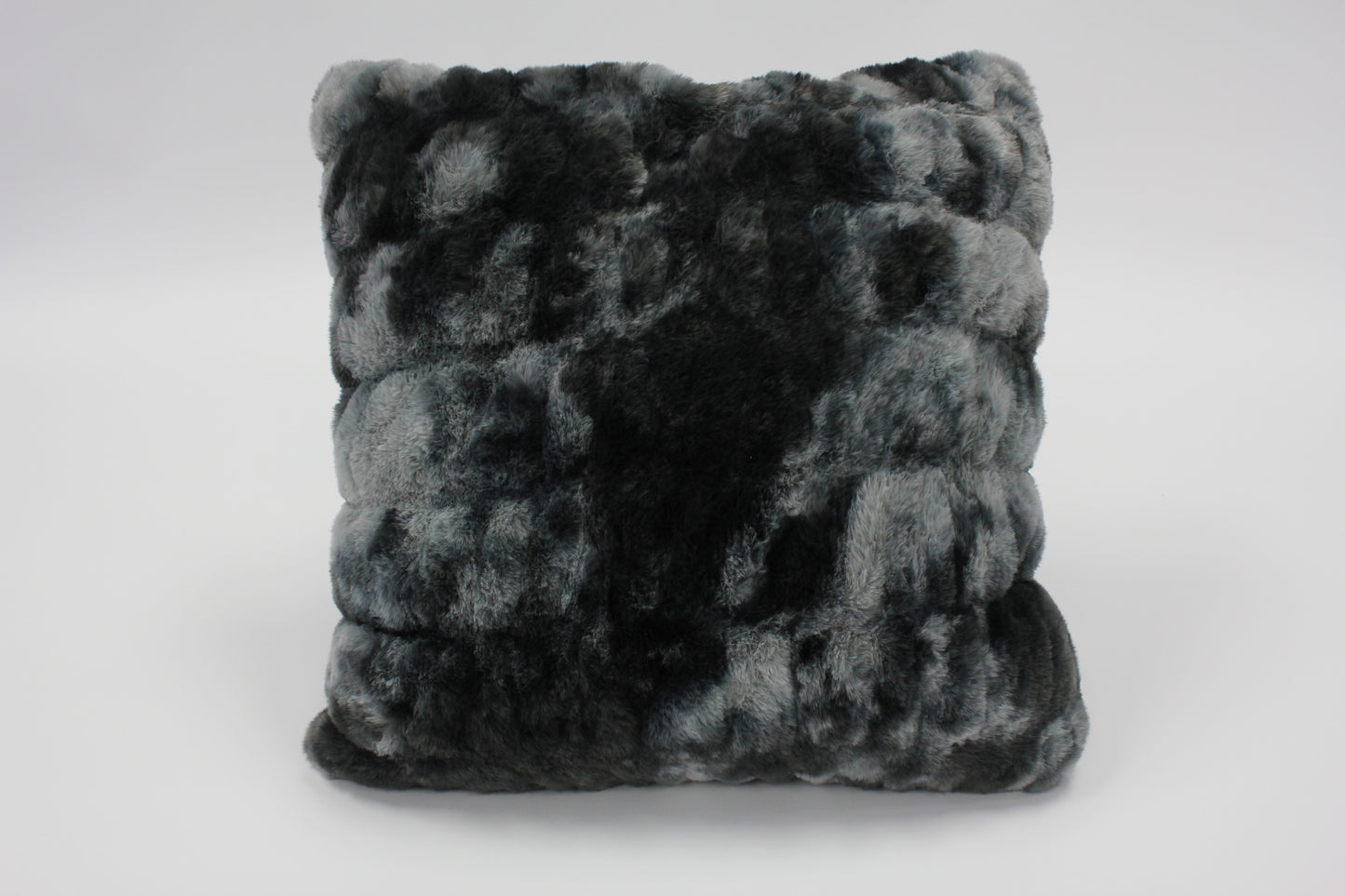 Fluffy Faux Fur Braided Look teddy bear touch Decorative Pillow