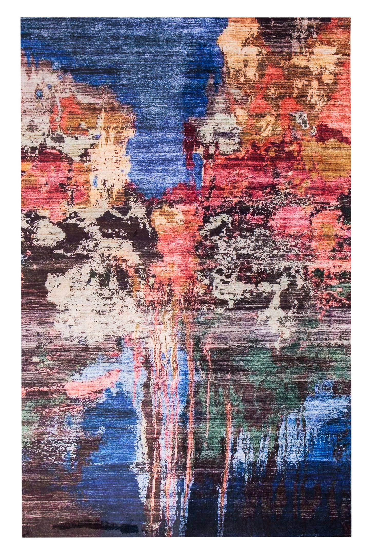 Foldable Anti-Slip Polyester Area Rug | Style# SHAH-20 - Elevate Your Space