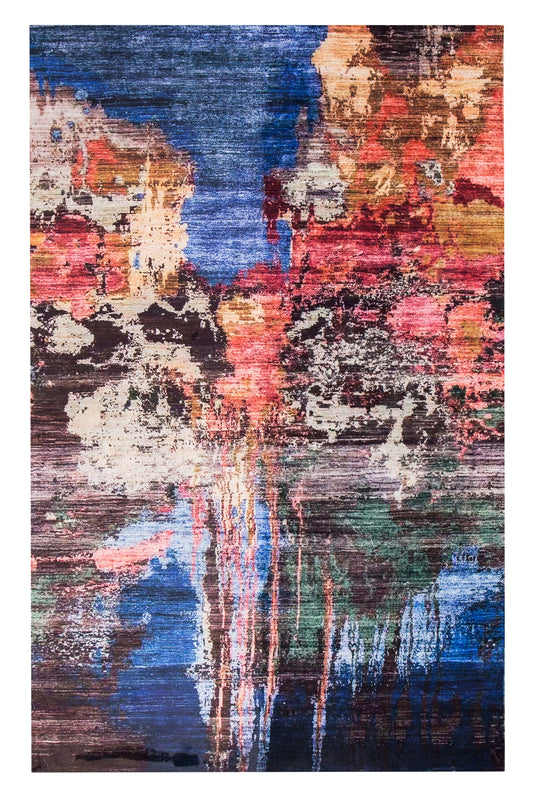 Foldable Anti-Slip Polyester Area Rug | Style# SHAH-20 - Elevate Your Space