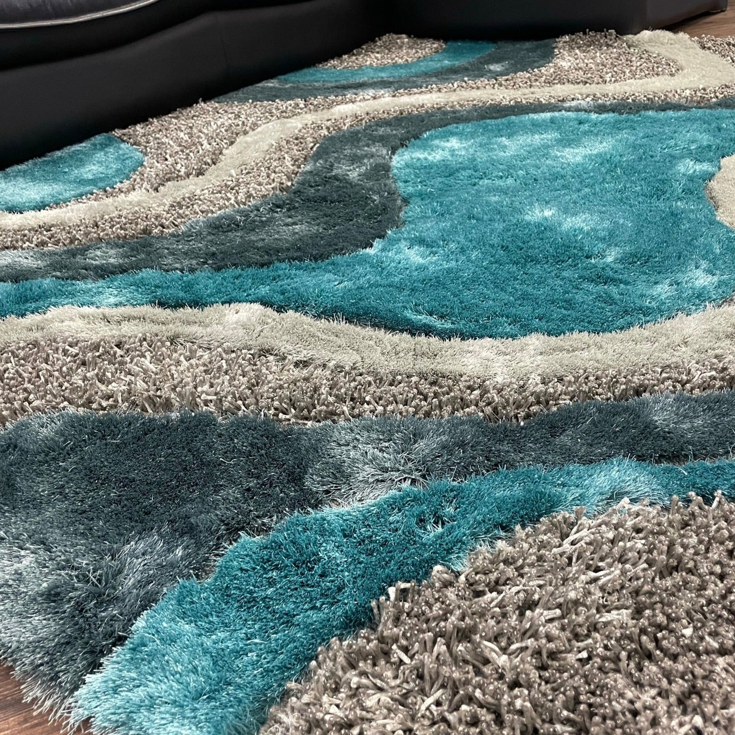 Luxury Shag Viscose Shiny Design Plush Area Rug/ Carpet - S.V.D DESIGN 29.