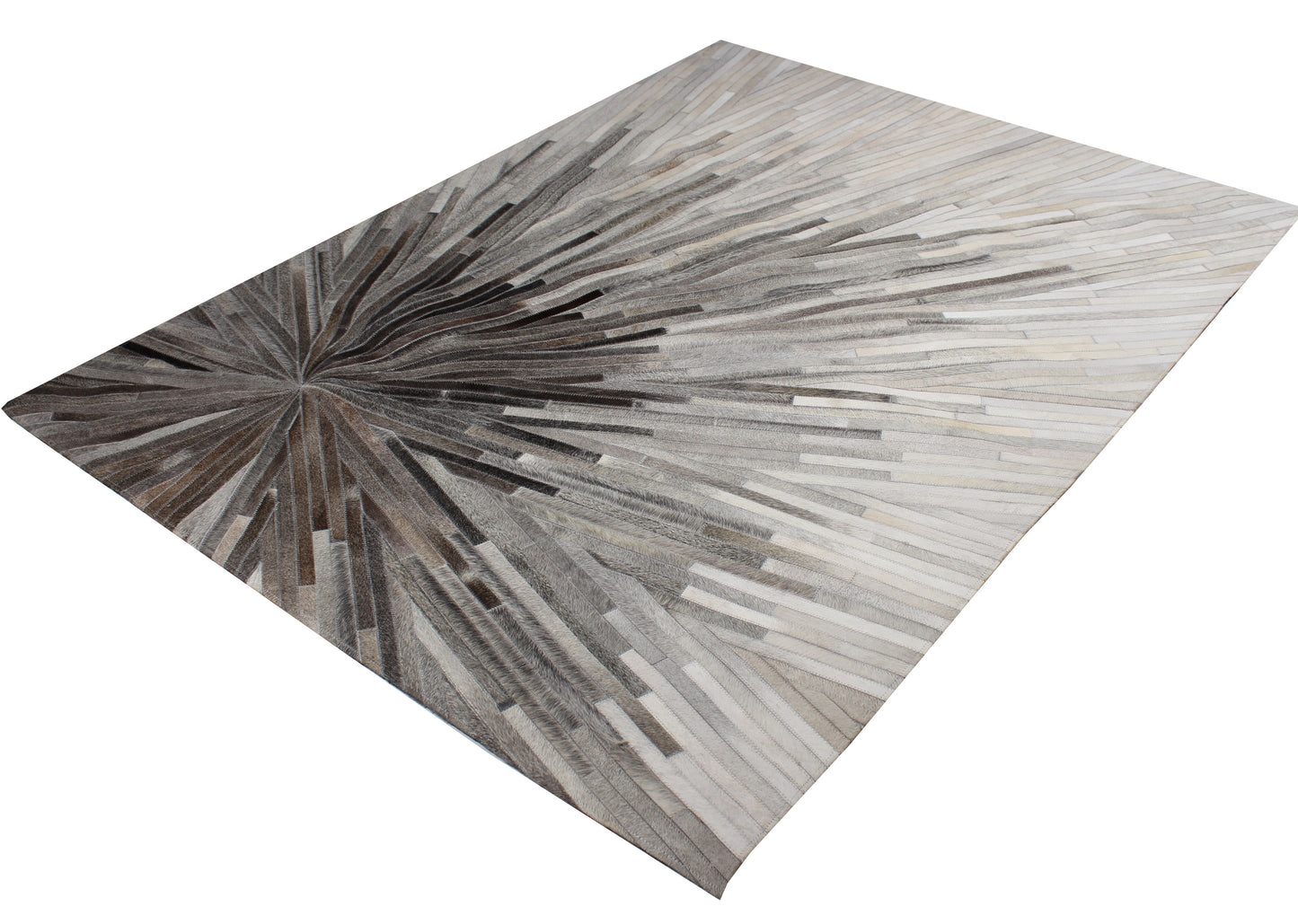 Handmade Abstract Patchwork Cowhide Area Rug PCH205