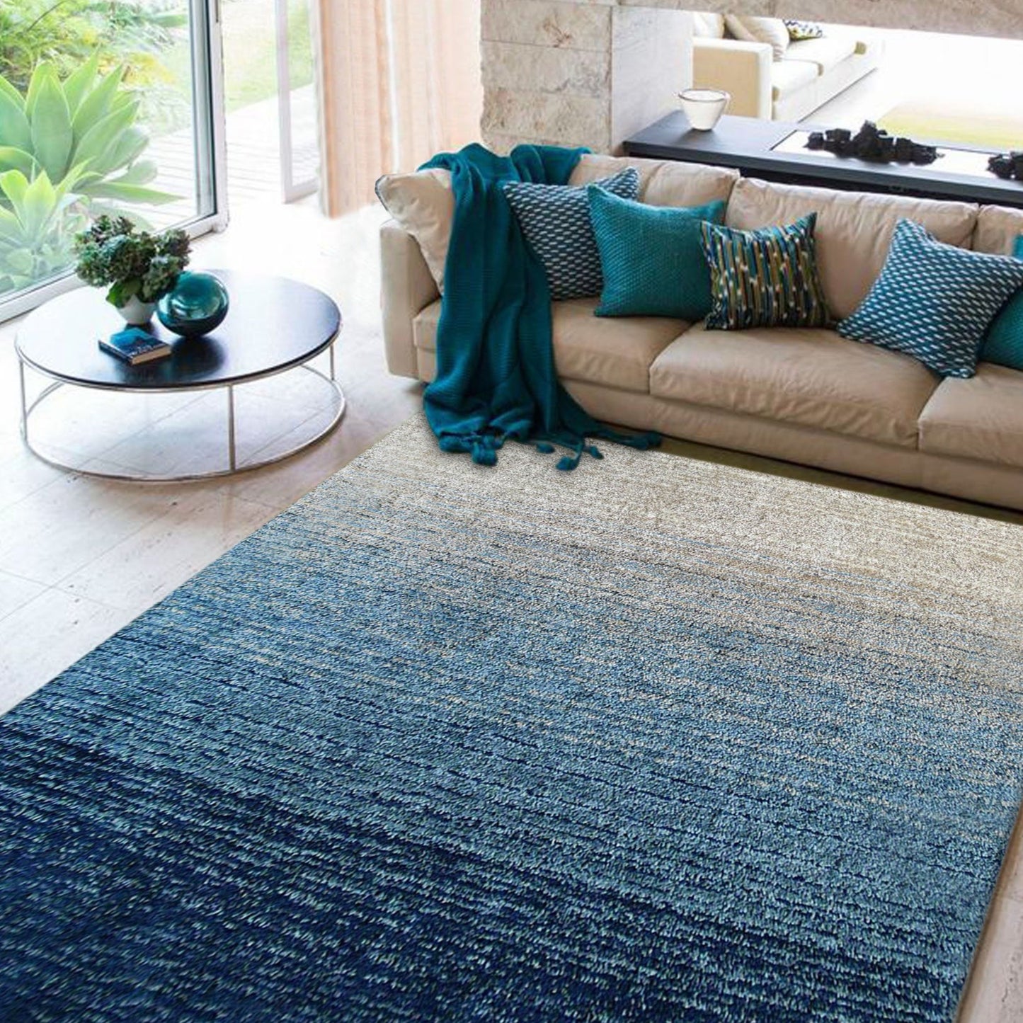 Soft Touch Cozy Fade Color Shag Area Rug/Carpet