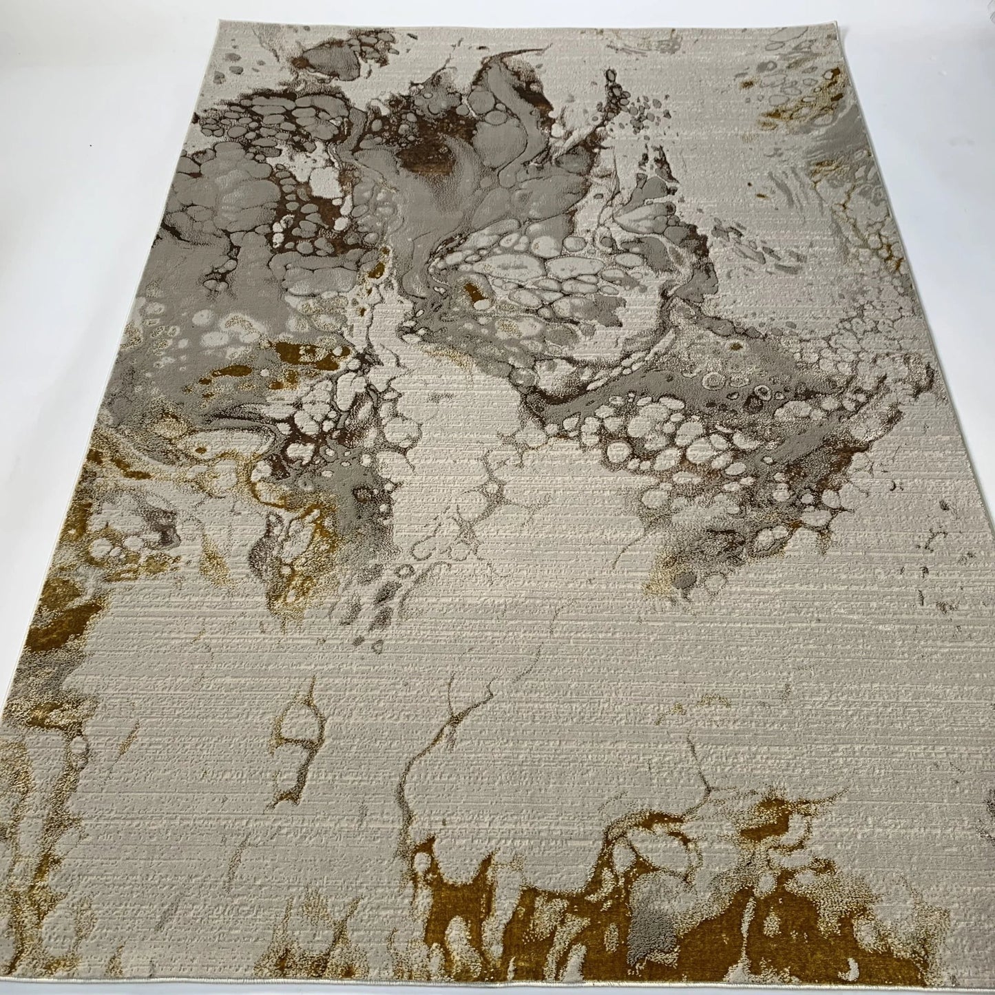 Golden Shimmery Changing Plus Ultra Soft Cozy Area Rug/Carpet