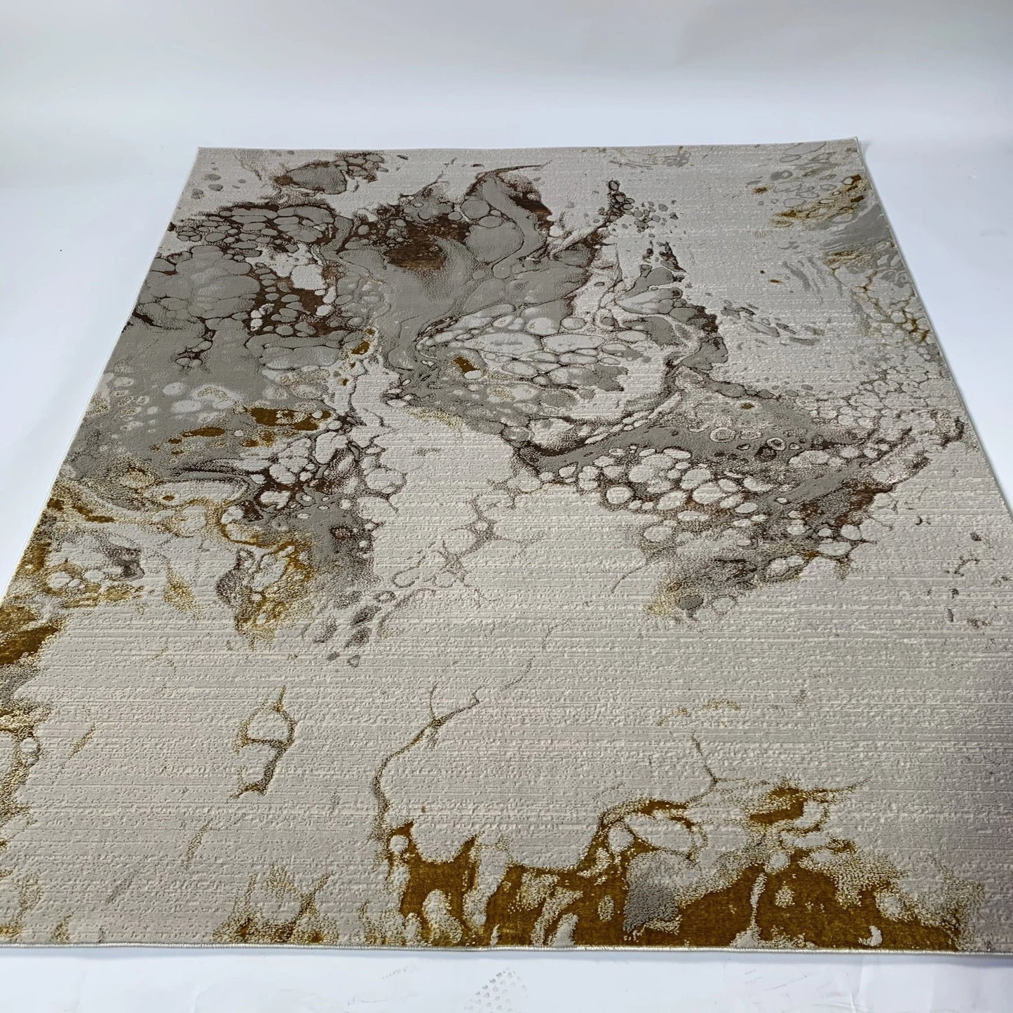 Golden Shimmery Changing Plus Ultra Soft Cozy Area Rug/Carpet