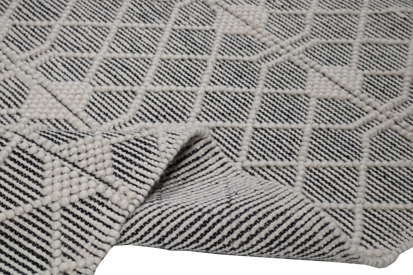 hand made hand knotted natural color beige mocha bohemian one of a kind textured raised rug