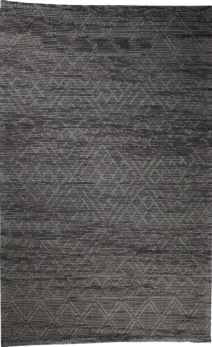 hand made hand knotted natural color beige mocha bohemian one of a kind textured raised rug silver gray diamond