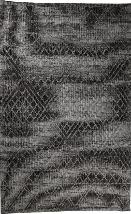 hand made hand knotted natural color beige mocha bohemian one of a kind textured raised rug silver gray diamond