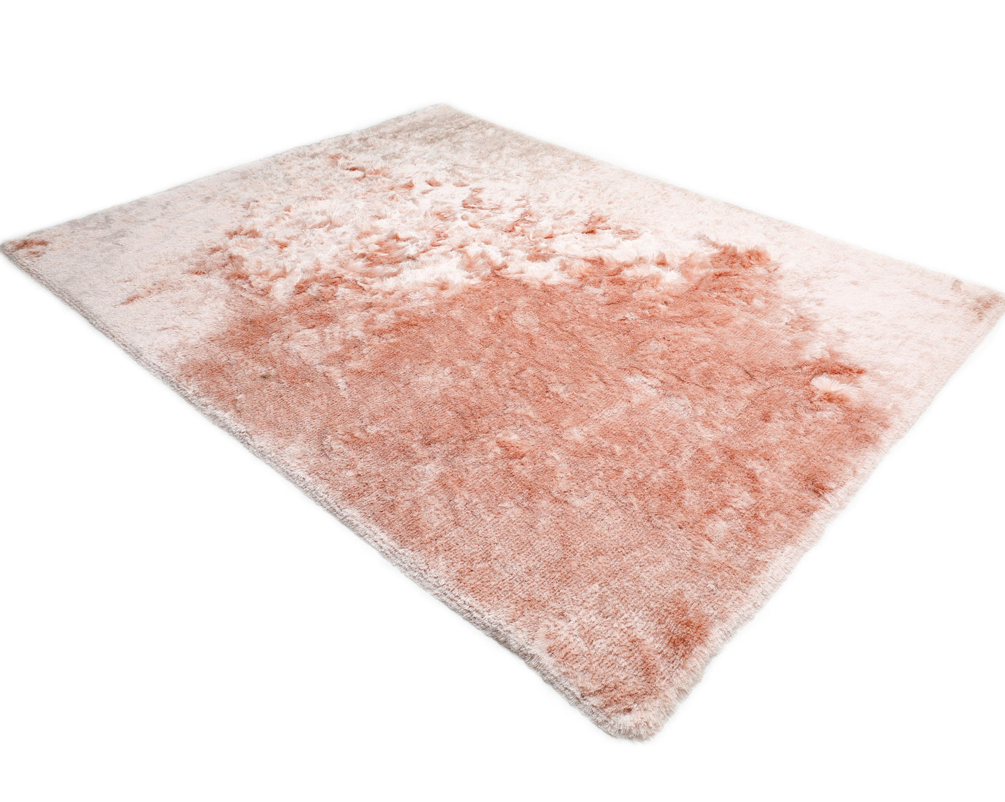 Brisa Shag Solid & Two Tone Powder Pink