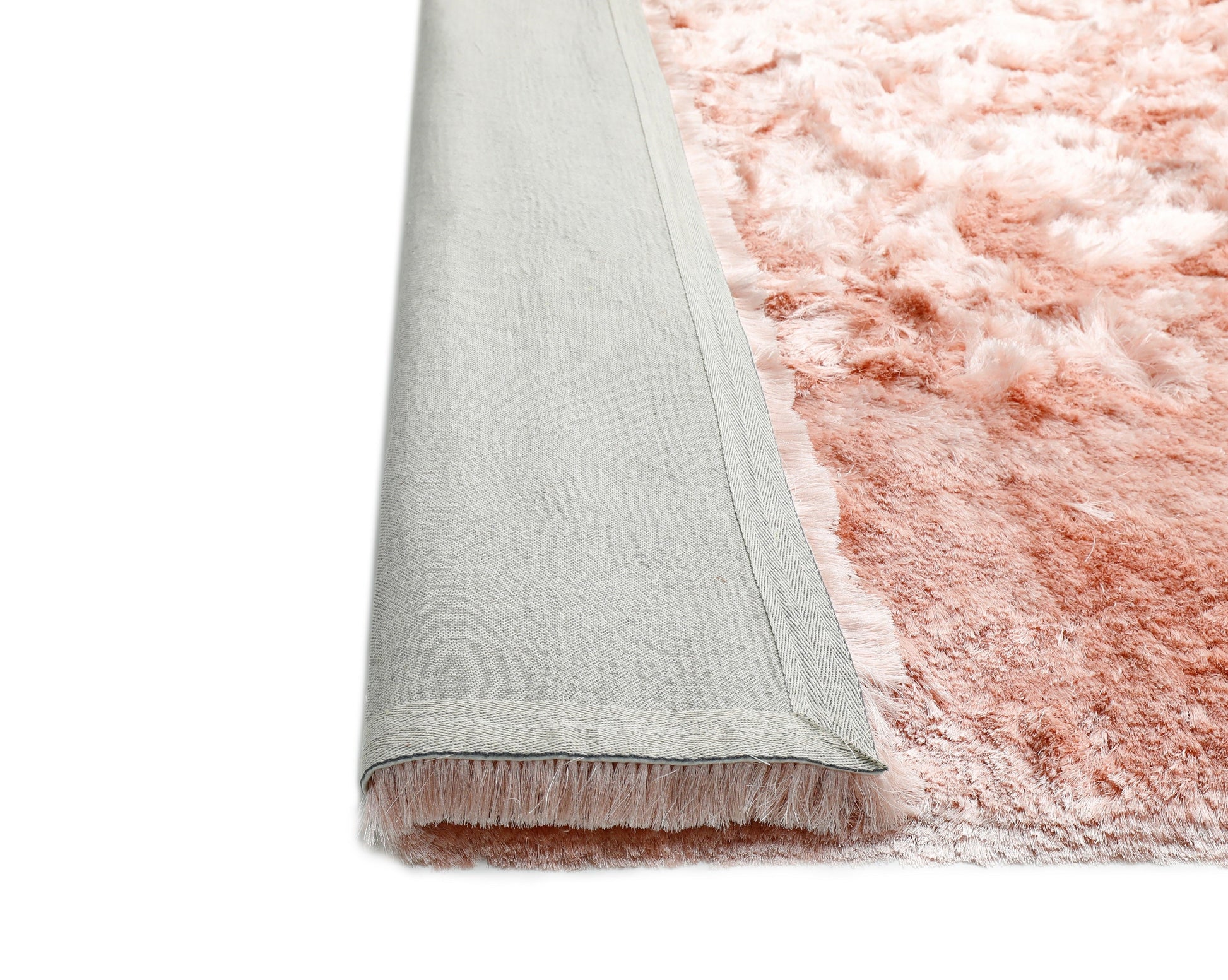 Brisa Shag Solid & Two Tone Powder Pink