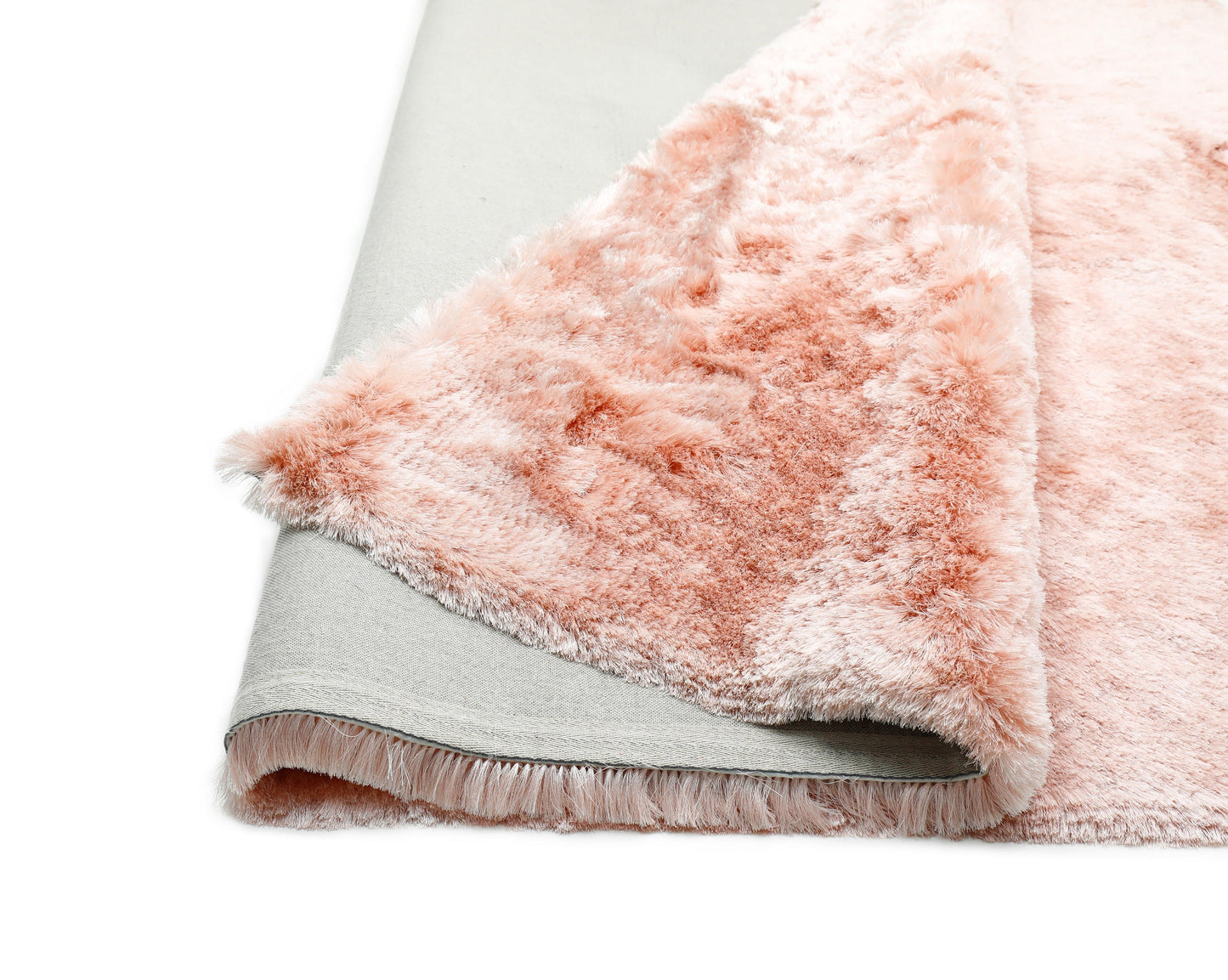 Brisa Shag Solid & Two Tone Powder Pink