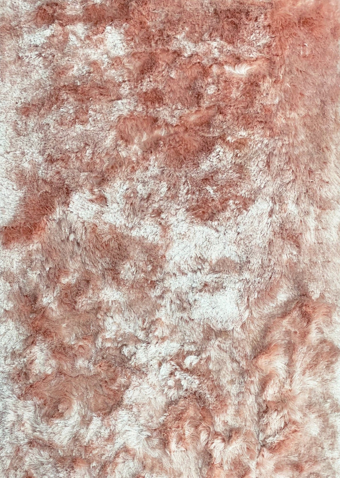 Brisa Shag Solid & Two Tone Powder Pink