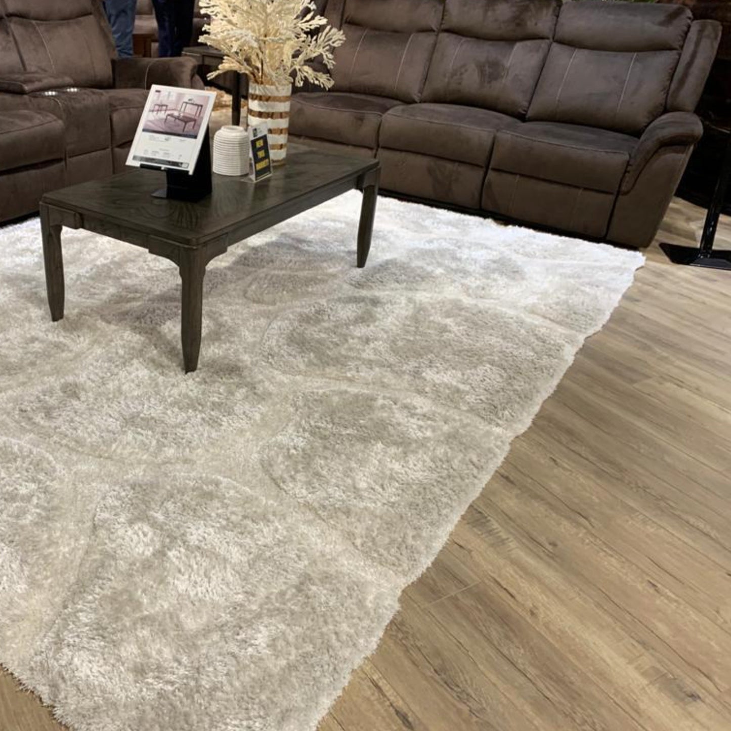 Soft Cozy Rock 3D Design Shag Area Rug/Carpet