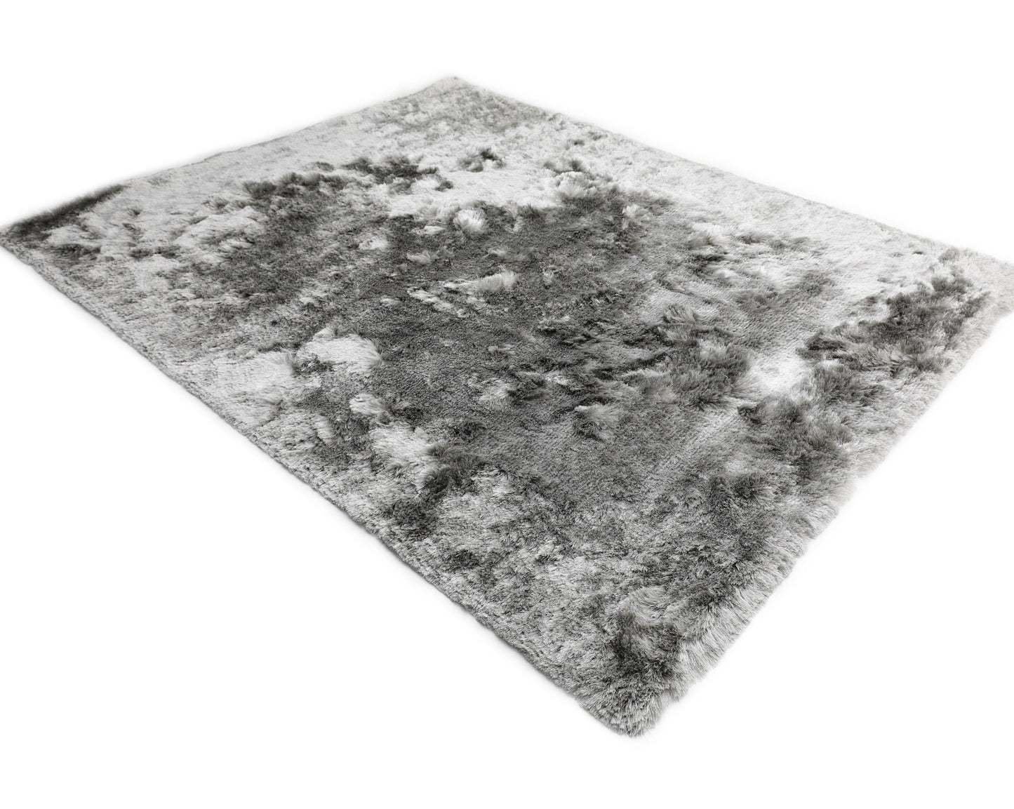 Brisa Shag Solid & Two Tone Smoke Silver