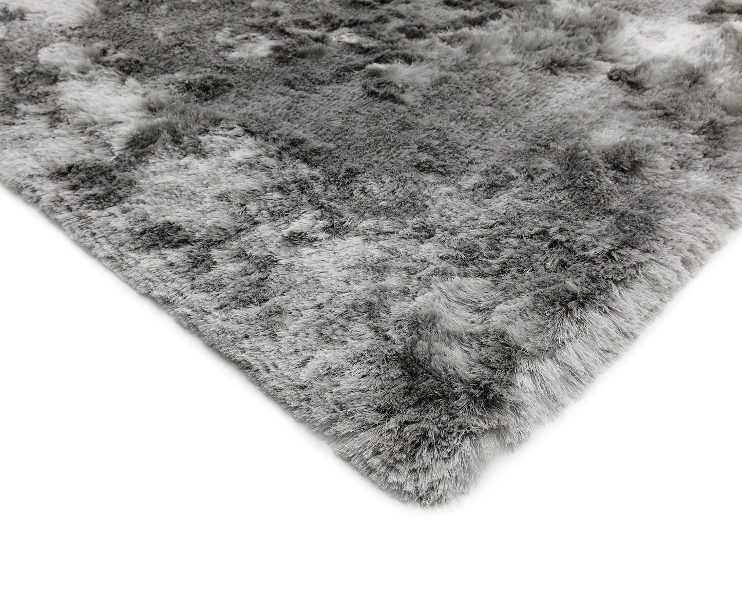 Brisa Shag Solid & Two Tone Smoke Silver