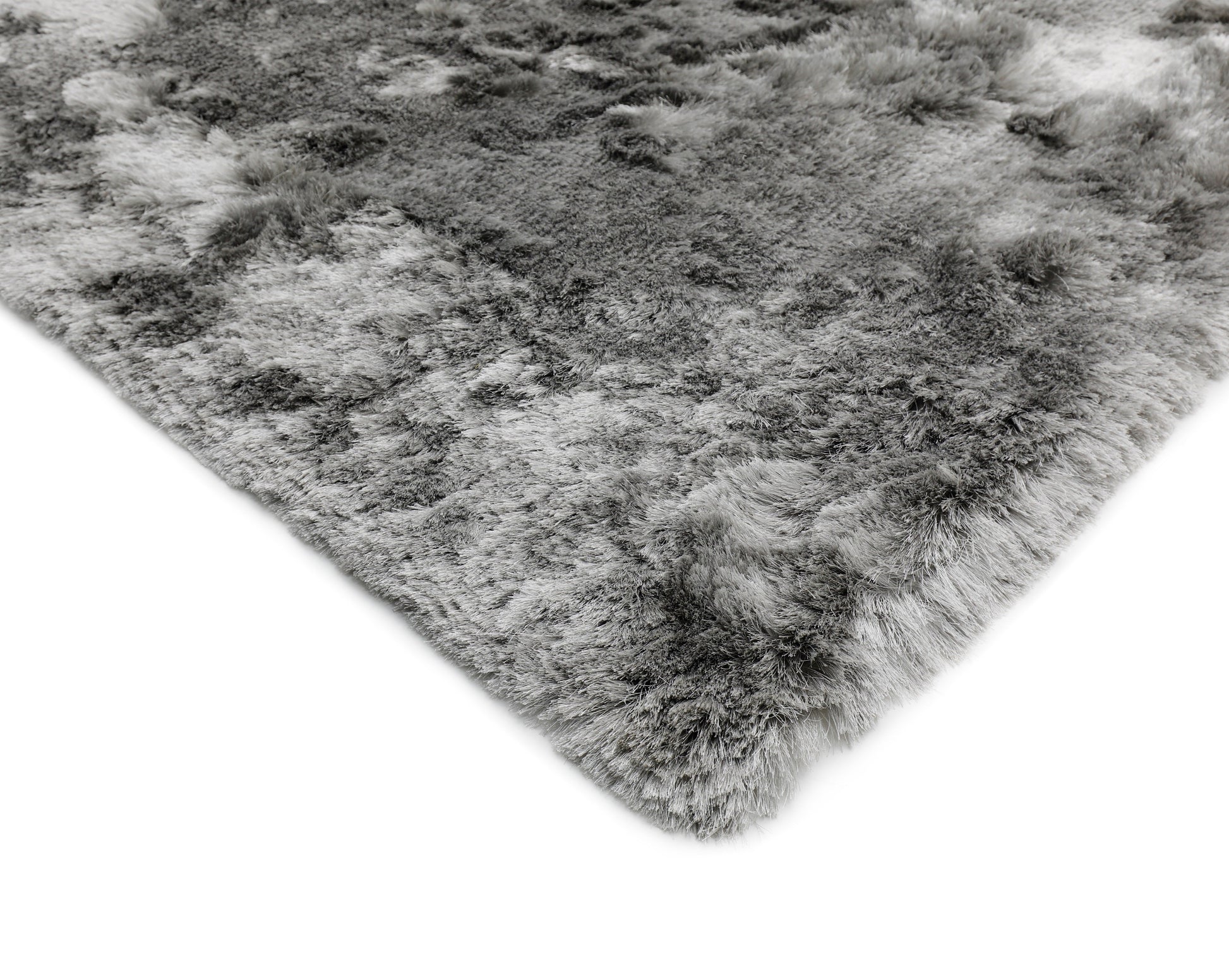 Brisa Shag Solid & Two Tone Smoke Silver