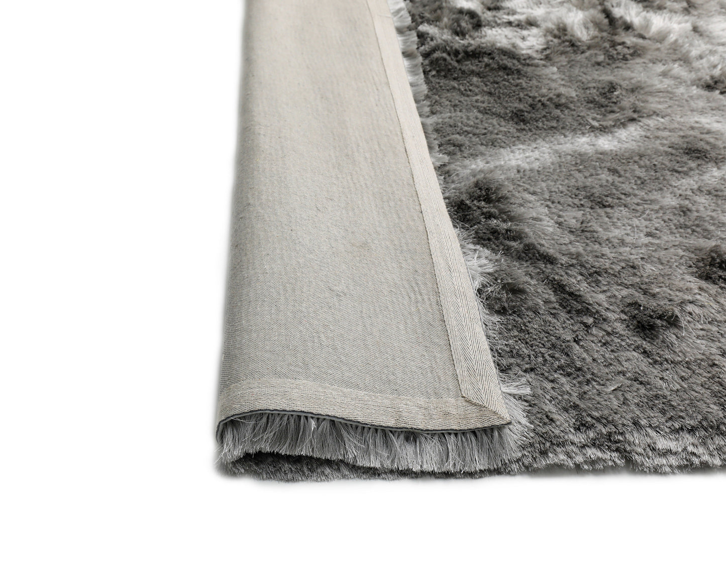 Brisa Shag Solid & Two Tone Smoke Silver