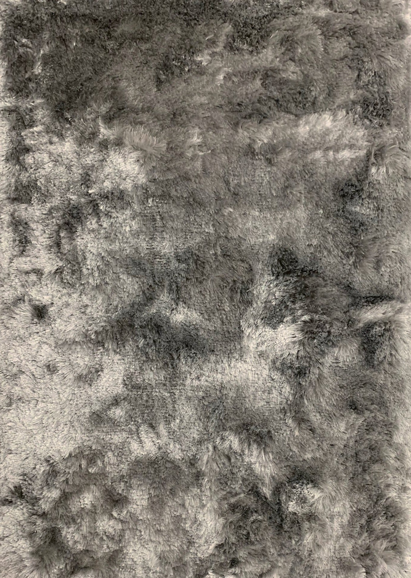 Brisa Shag Solid & Two Tone Smoke Silver