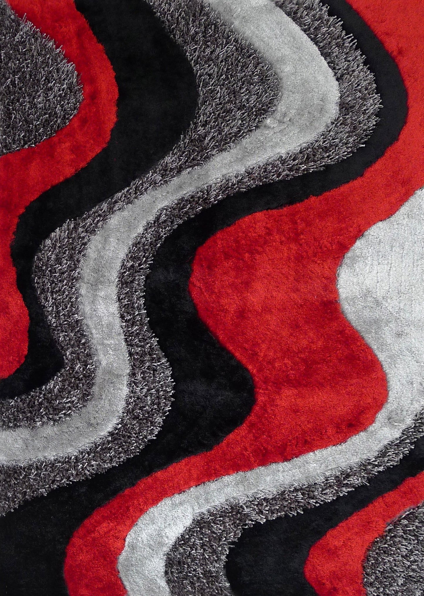 Luxury Shag Viscose Shiny Design Plush Area Rug/ Carpet