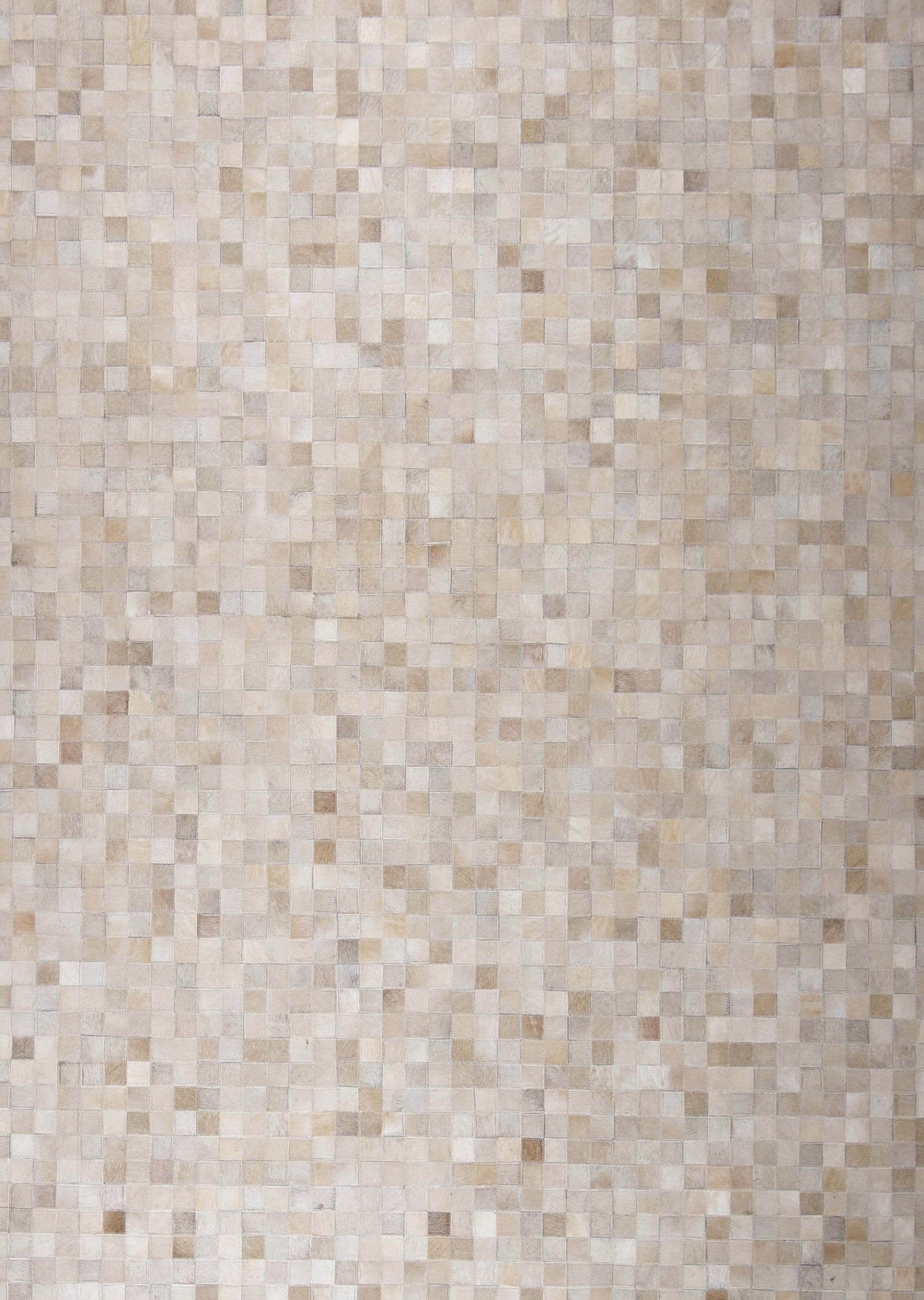 Durable Handmade Natural Leather Patchwork Cowhide Tikkul Area Rug by Rug Factory Plus