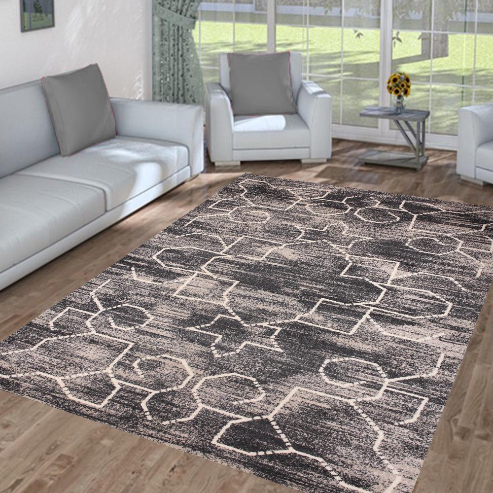 Power Loomed Soft Plush Toile Design Tara 311 Area Rug by Rug Factory Plus