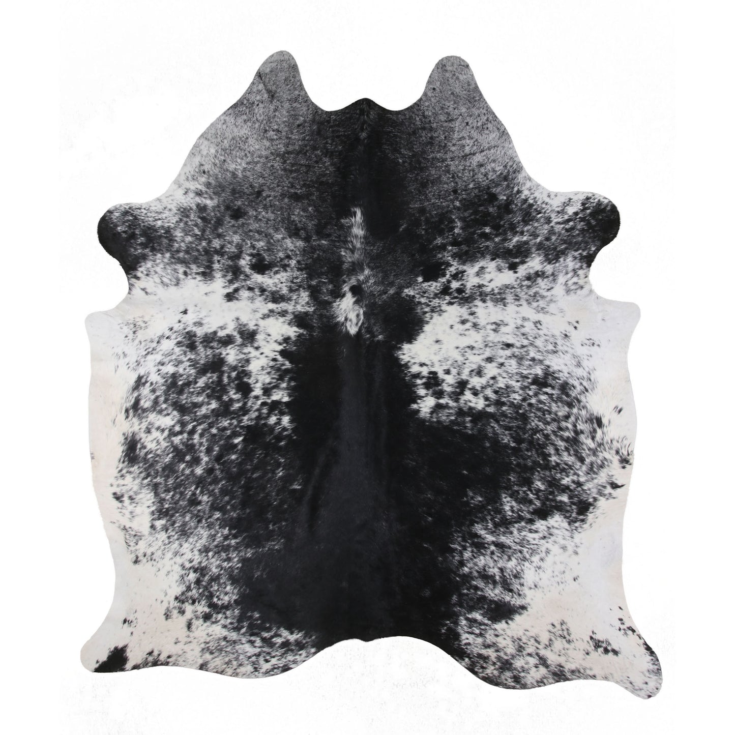 Real Leather Cowhide Salt Pepper Brazilian Hide