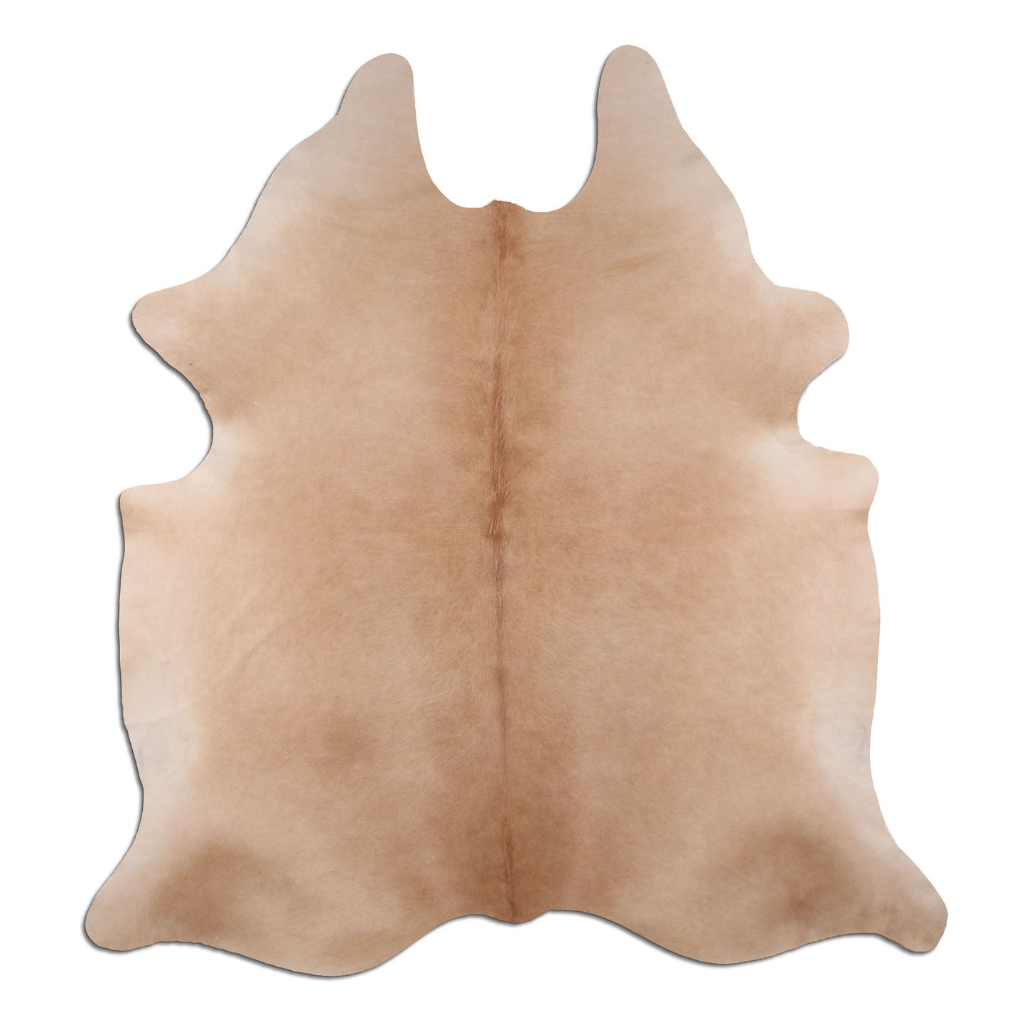 Real Leather Cowhide Beige Solid
