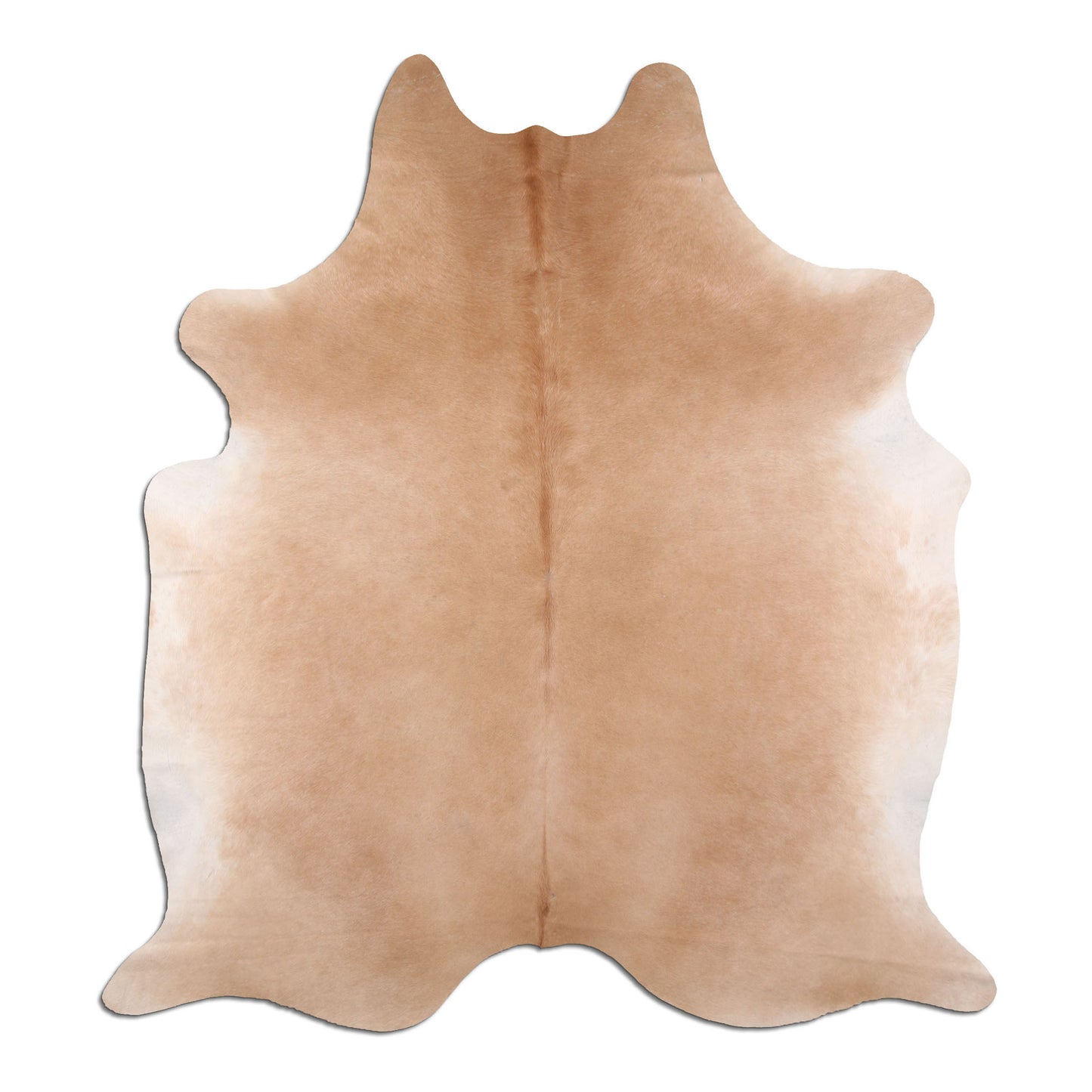Real Leather Cowhide Beige Solid