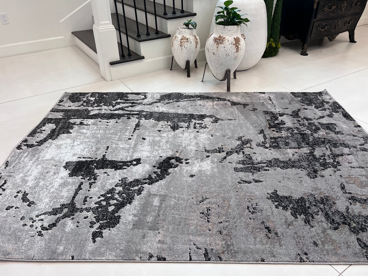 Dynamic Color-Shifting Foldable Flat Weave Area Rug: Elevate Your Space