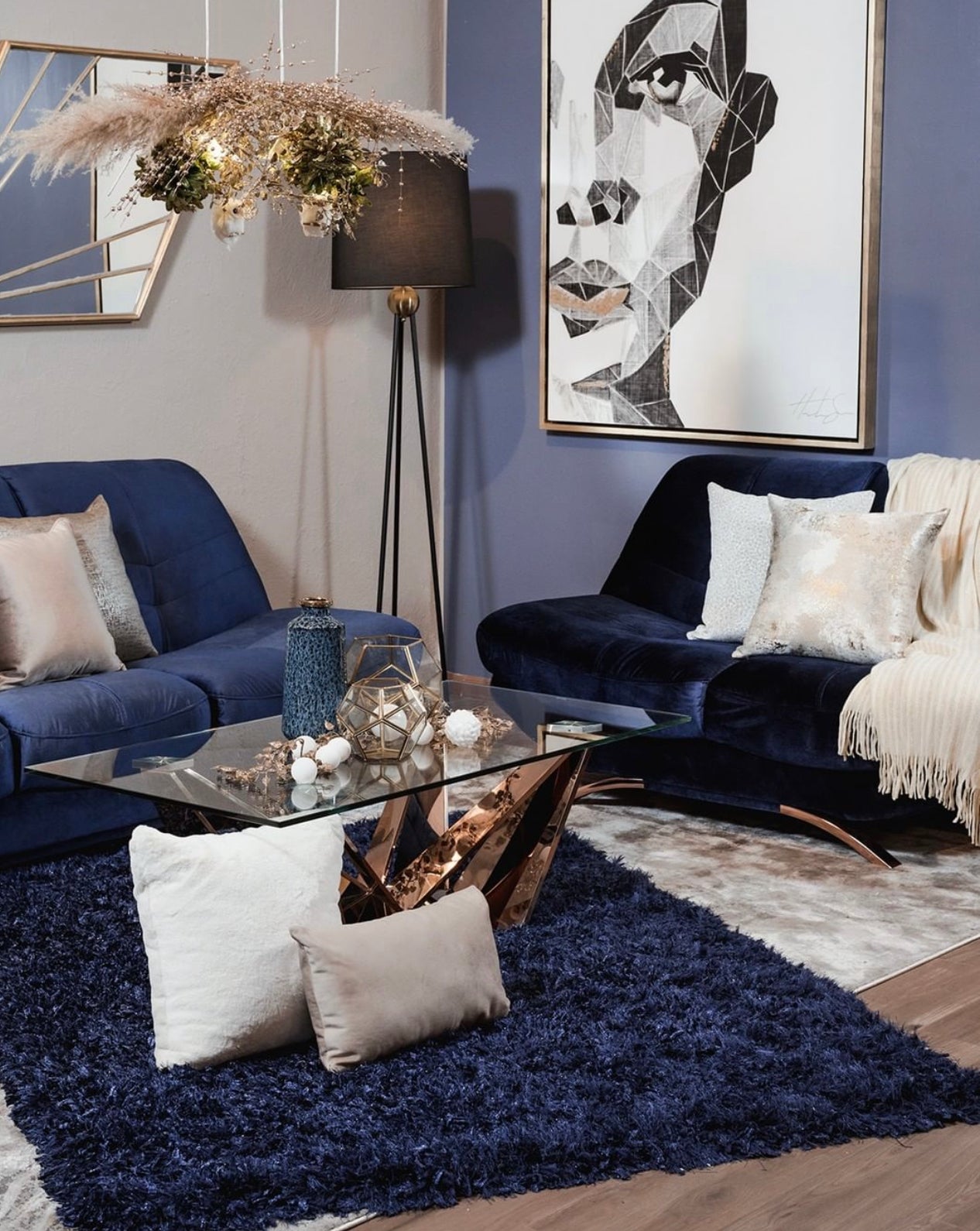 Hand-Tufted Luxe Shag Plush Rug