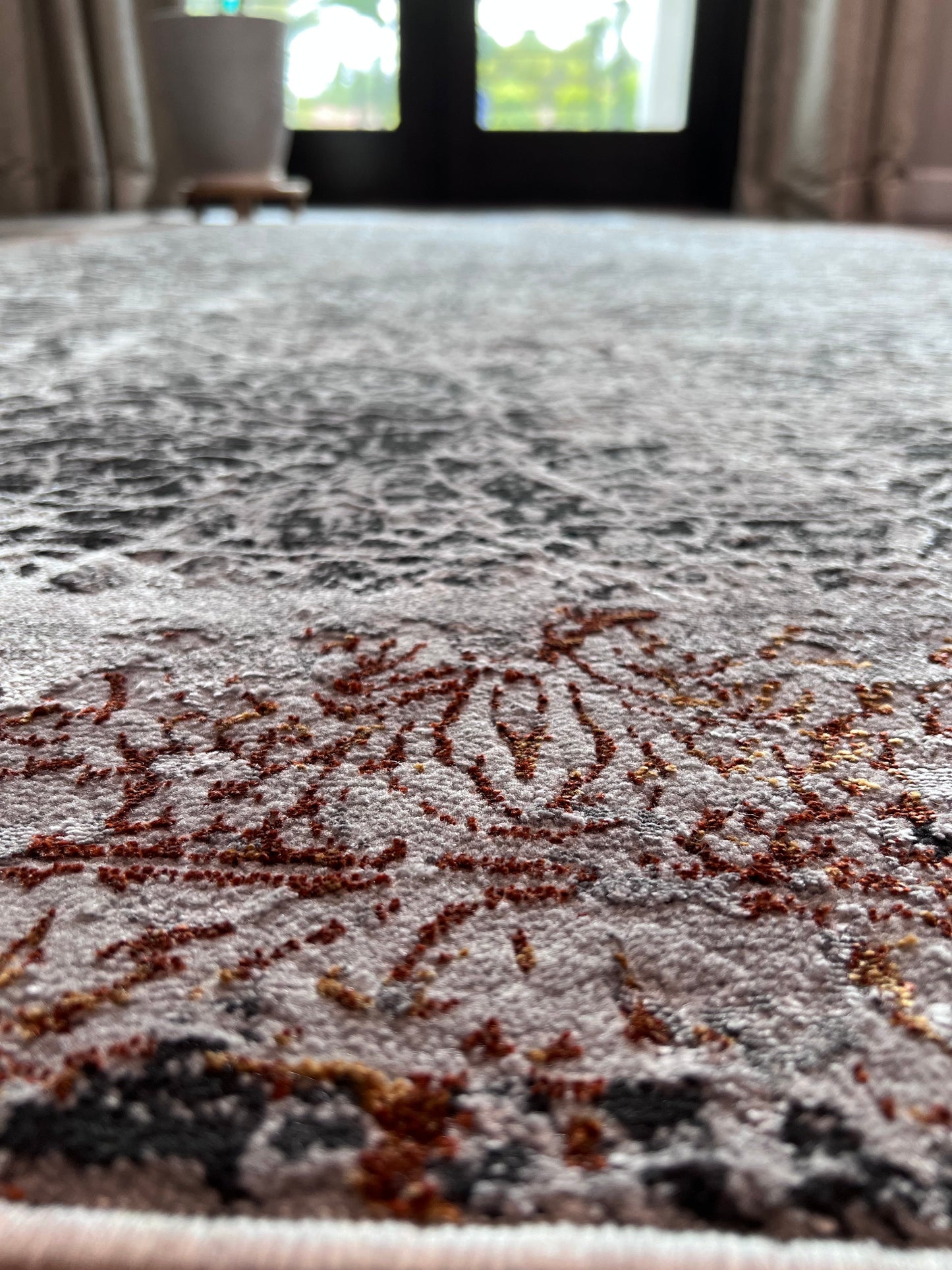 Dynamic Color-Shifting Foldable Flat Weave Area Rug: Transform Your Space with Shifting Hues