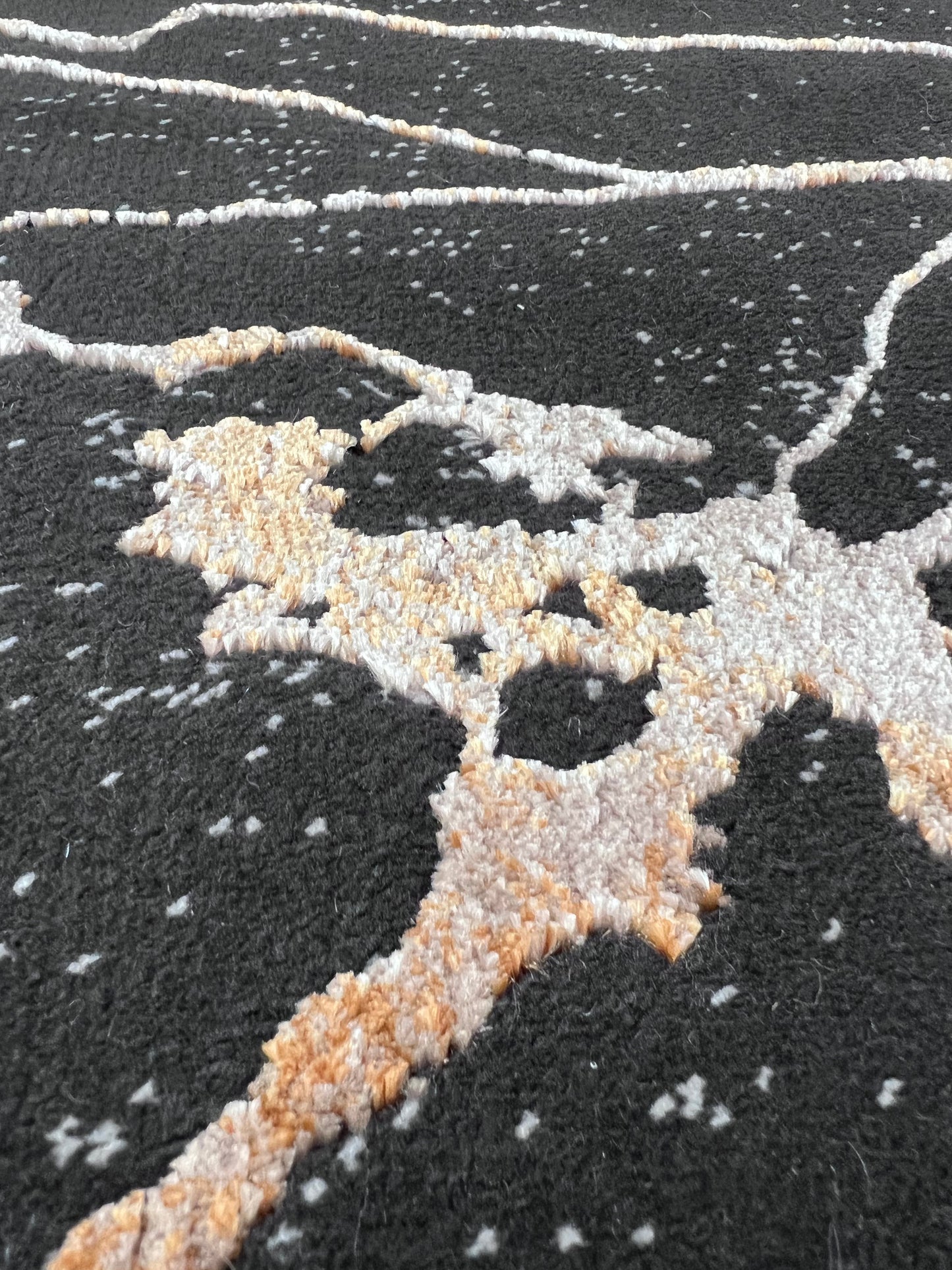 Dynamic Color-Shifting Foldable Flat Weave Area Rug - Transform Your Space!