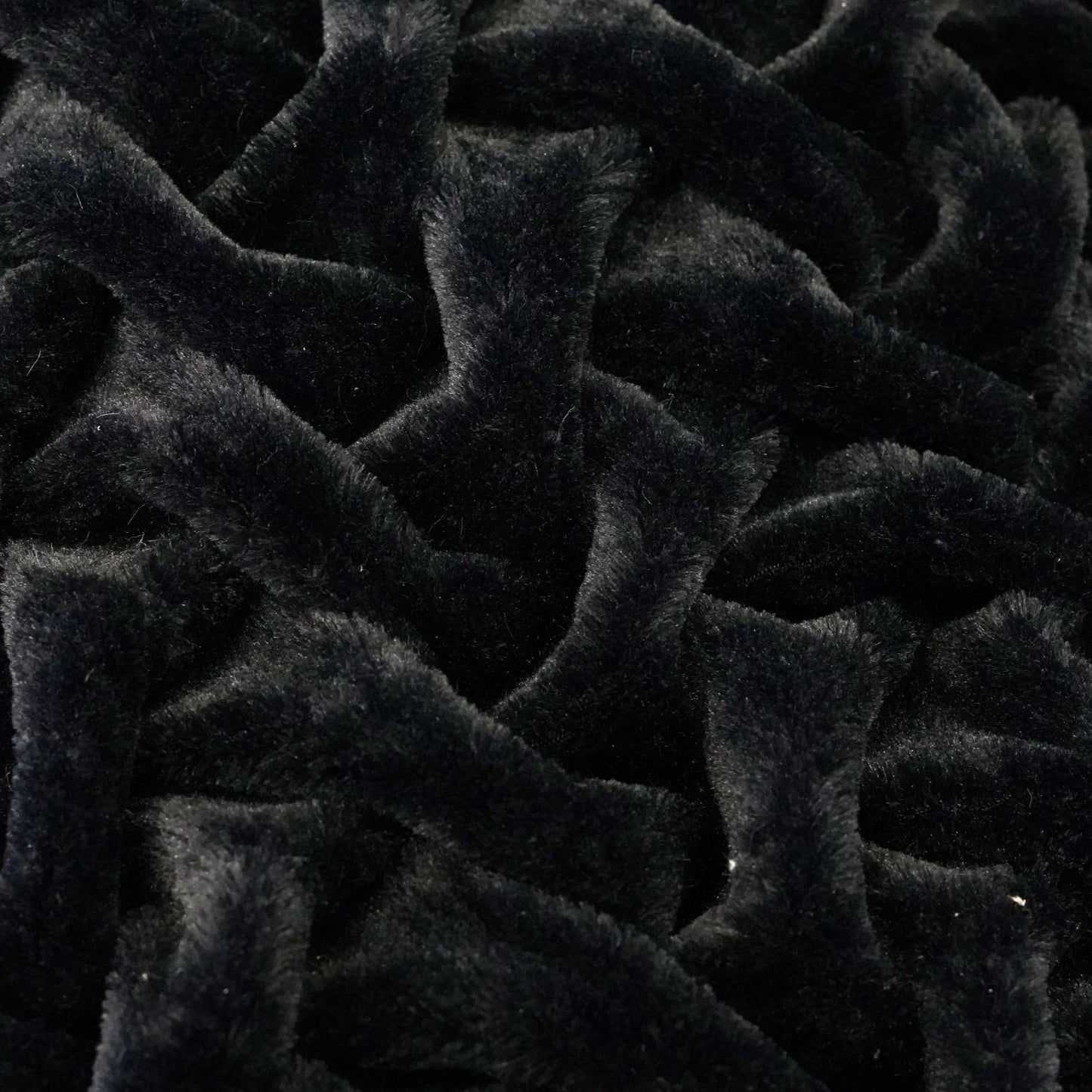 Braided Black and White & Mocha Soft Cozy Faux Fur Blanket/ Quilt/ Throw/ Bedcover/ Coverlet 50 X 60