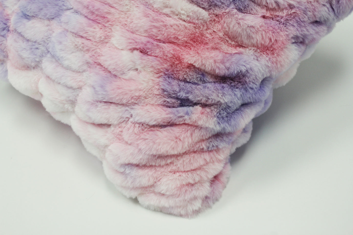 Fluffy Faux Fur Braided Look teddy bear touch Decorative Pillow