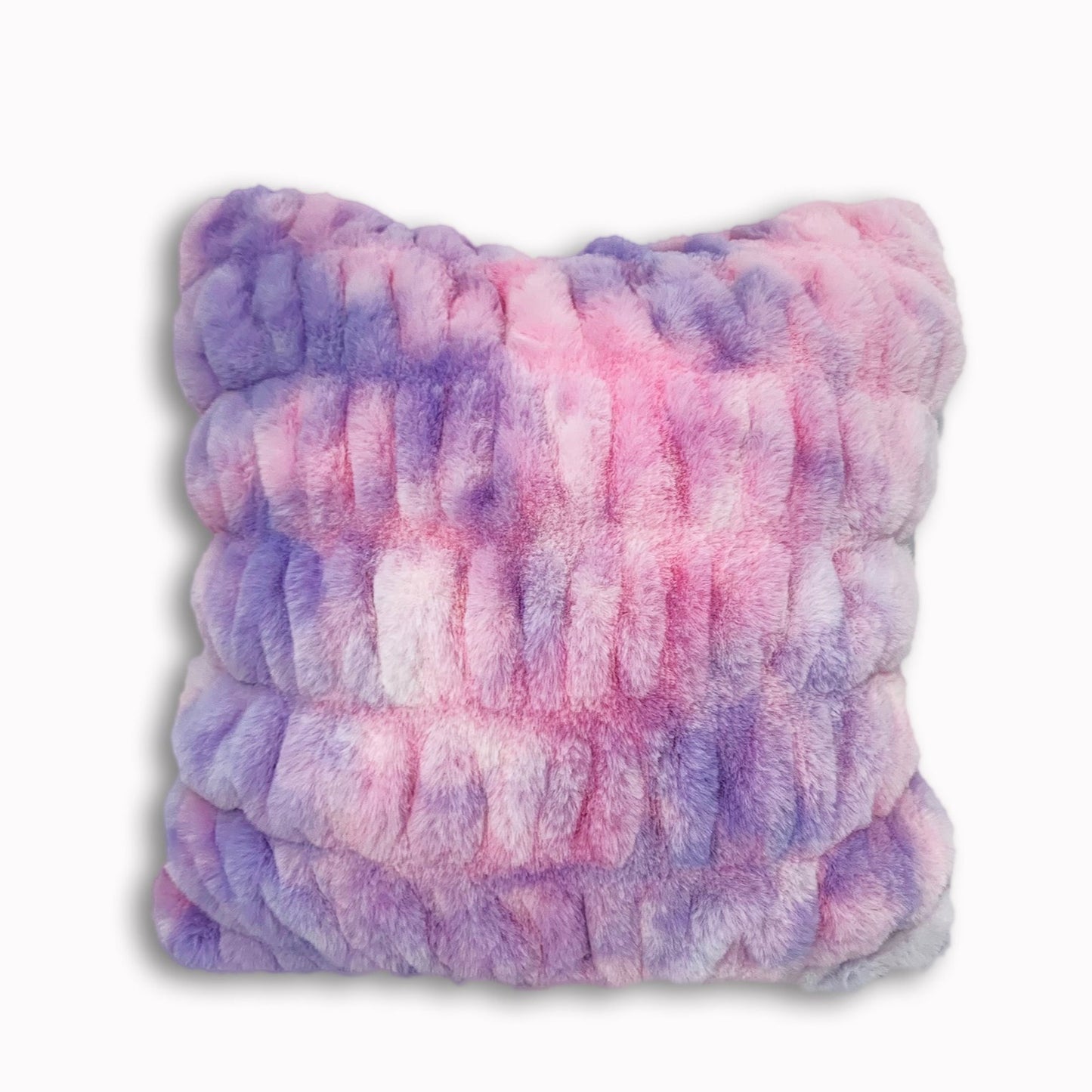 Fluffy Faux Fur Braided Look teddy bear touch Decorative Pillow