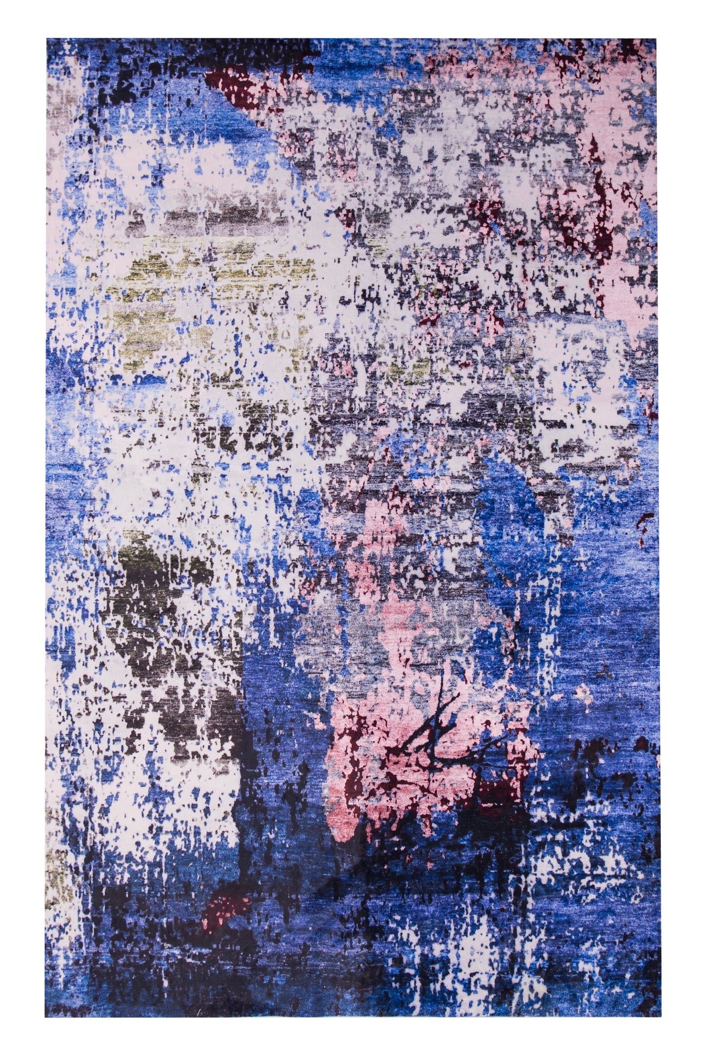 Foldable Anti-Slip Polyester Area Rug | Style# SHAH-22 - Elevate Your Space