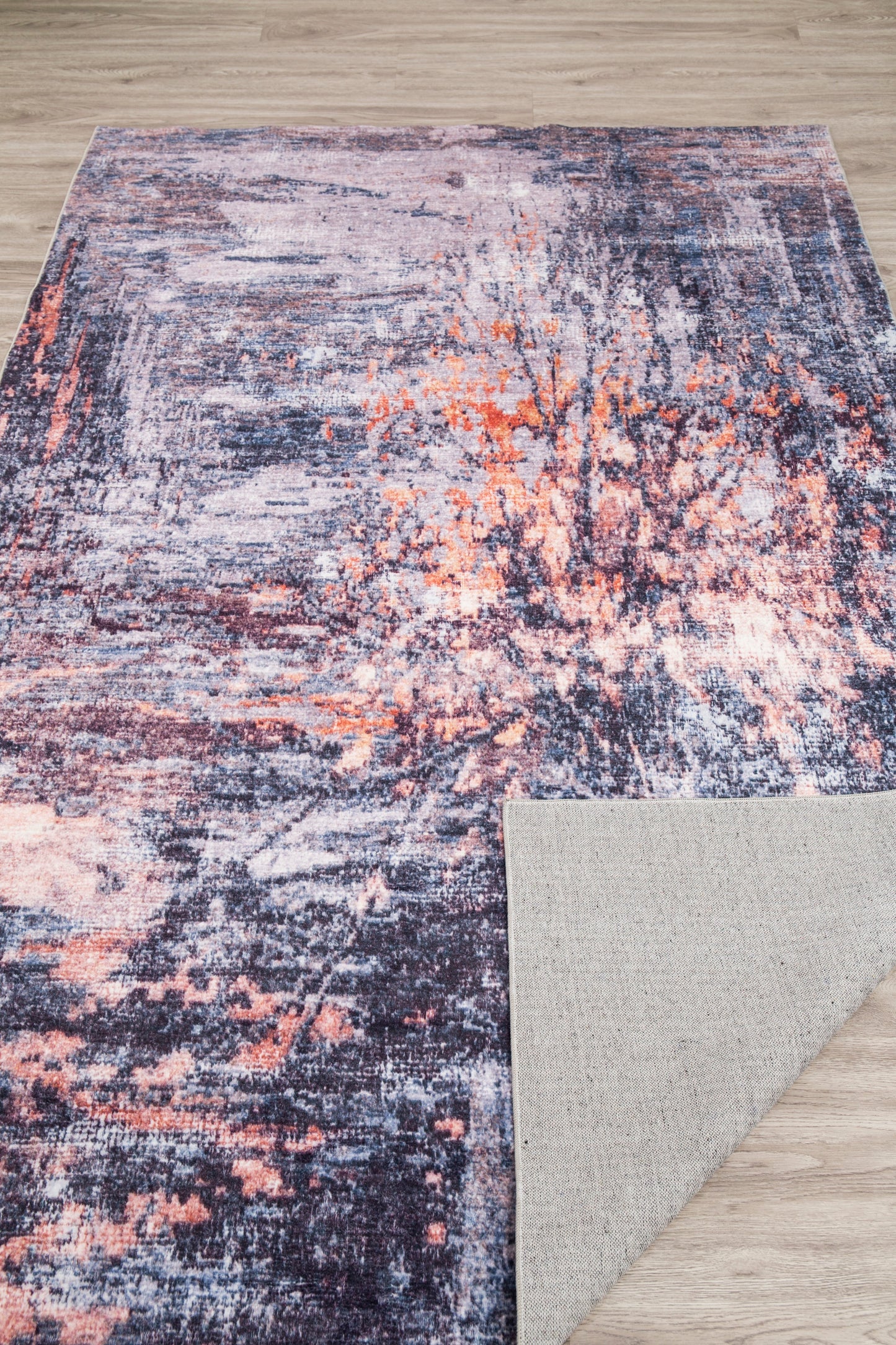 Foldable Anti-Slip Polyester Area Rug | Style# SHAH-23 - Elevate Your Space