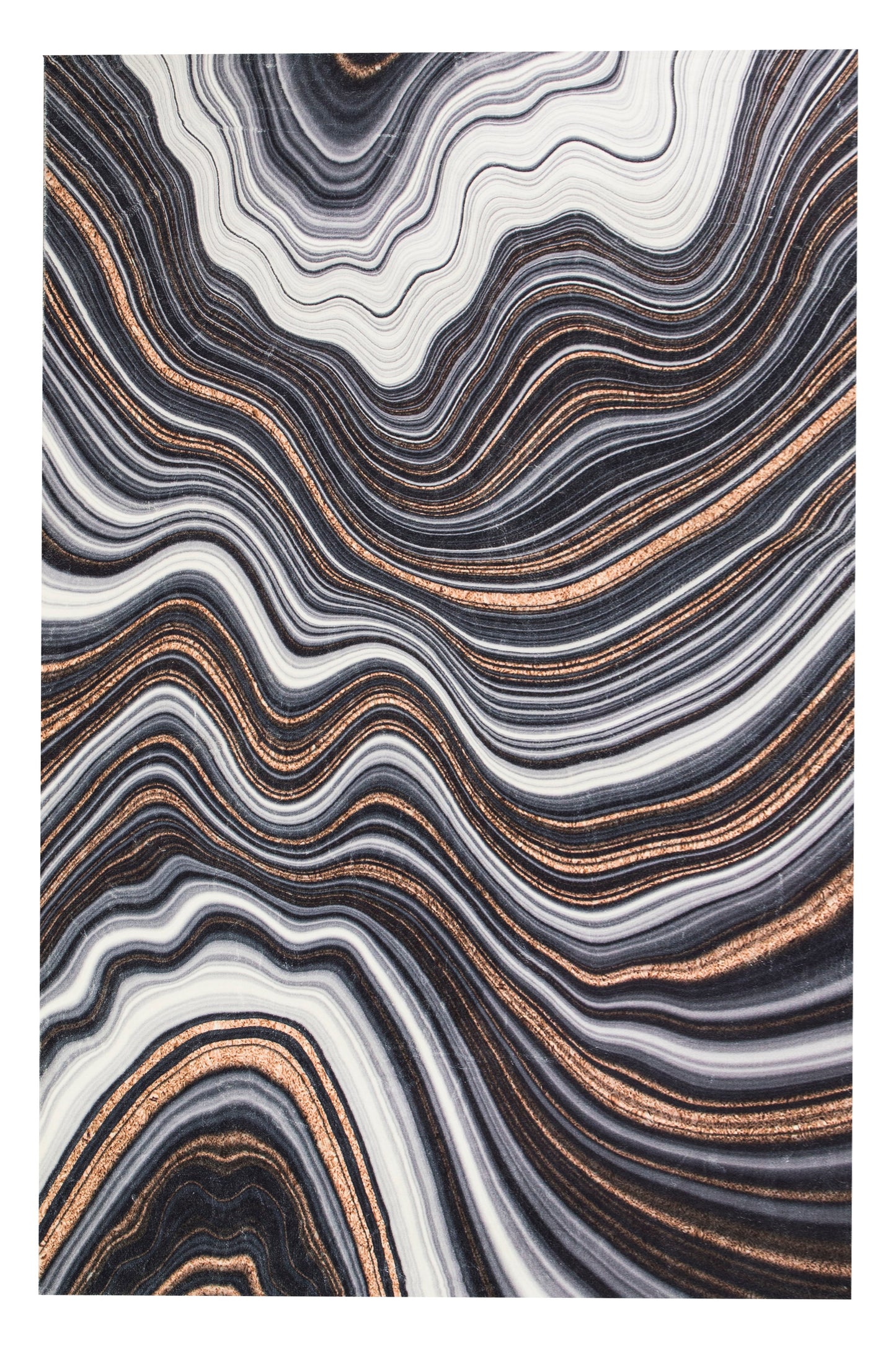 Foldable Anti-Slip Polyester Area Rug | Style# SHAH-27 - Elevate Your Space