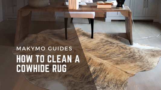 How to clean a  Cowhide Rug