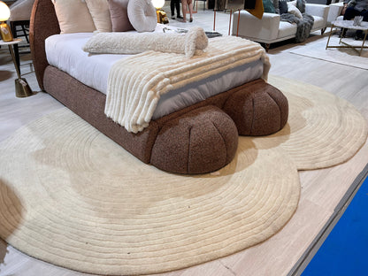 Ivory Hand-Tufted Wool Area Rug | Beluga Design 56