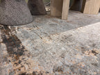 Cream & Gold Rug with Two-Tone Bronze and Copper Abstract Design - KAI 214