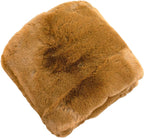 Luxe Copper Chinchilla Faux Fur Throw Blanket – Ultra-Soft Plush Bedspread