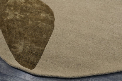 Hand-Tufted Ivory Gold Wool & Viscose Area Rug | Beluga Design 43