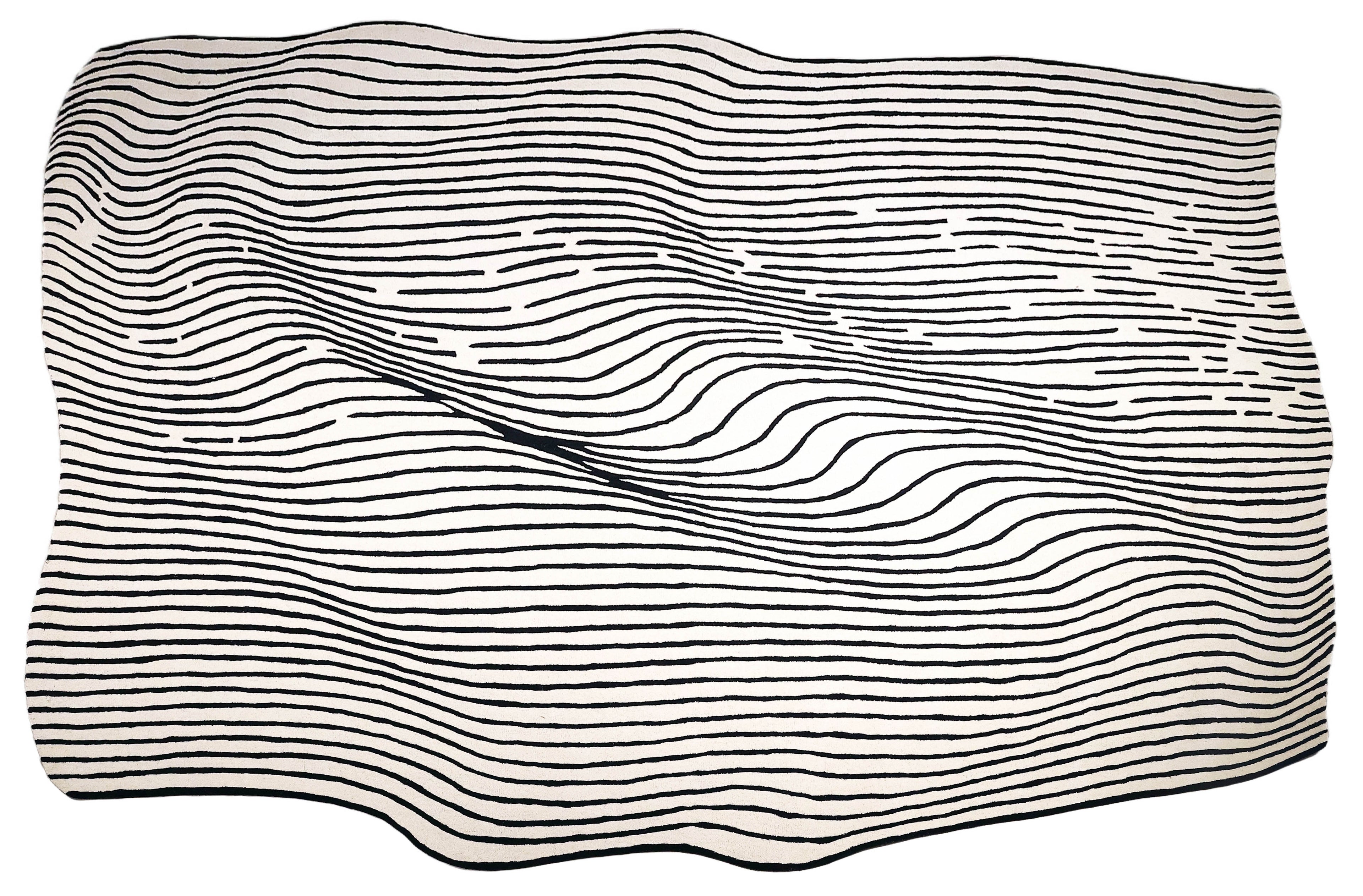 Beluga Tufted Design 55 Ivory Black