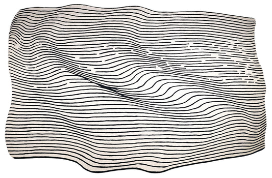 Beluga Tufted Design 55 Ivory Black