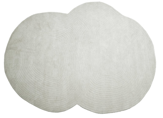 Ivory Hand-Tufted Wool Area Rug | Beluga Design 56